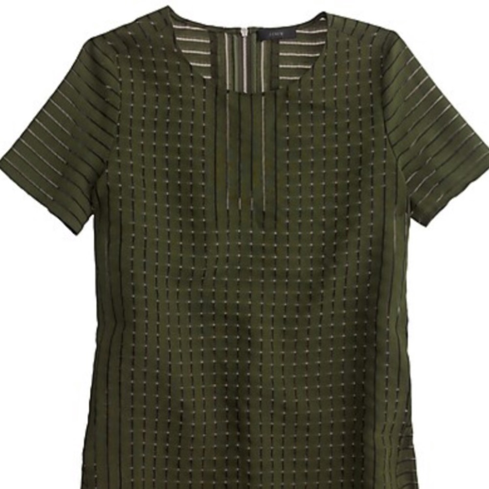 J Crew Shadow Stripe Tunic